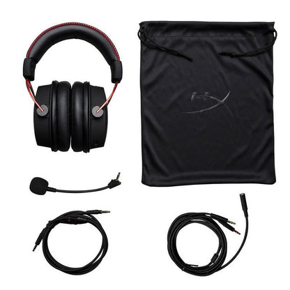 Cloud Alpha Wired Over-Ear Gaming Headset, Red