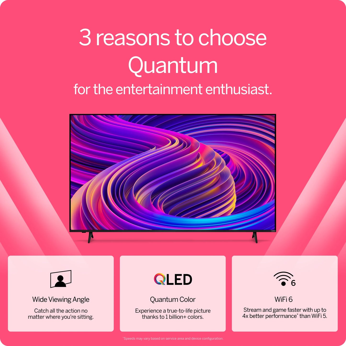 55" Class Quantum 4K QLED HDR Smart TV (NEW) M55Q6-L4