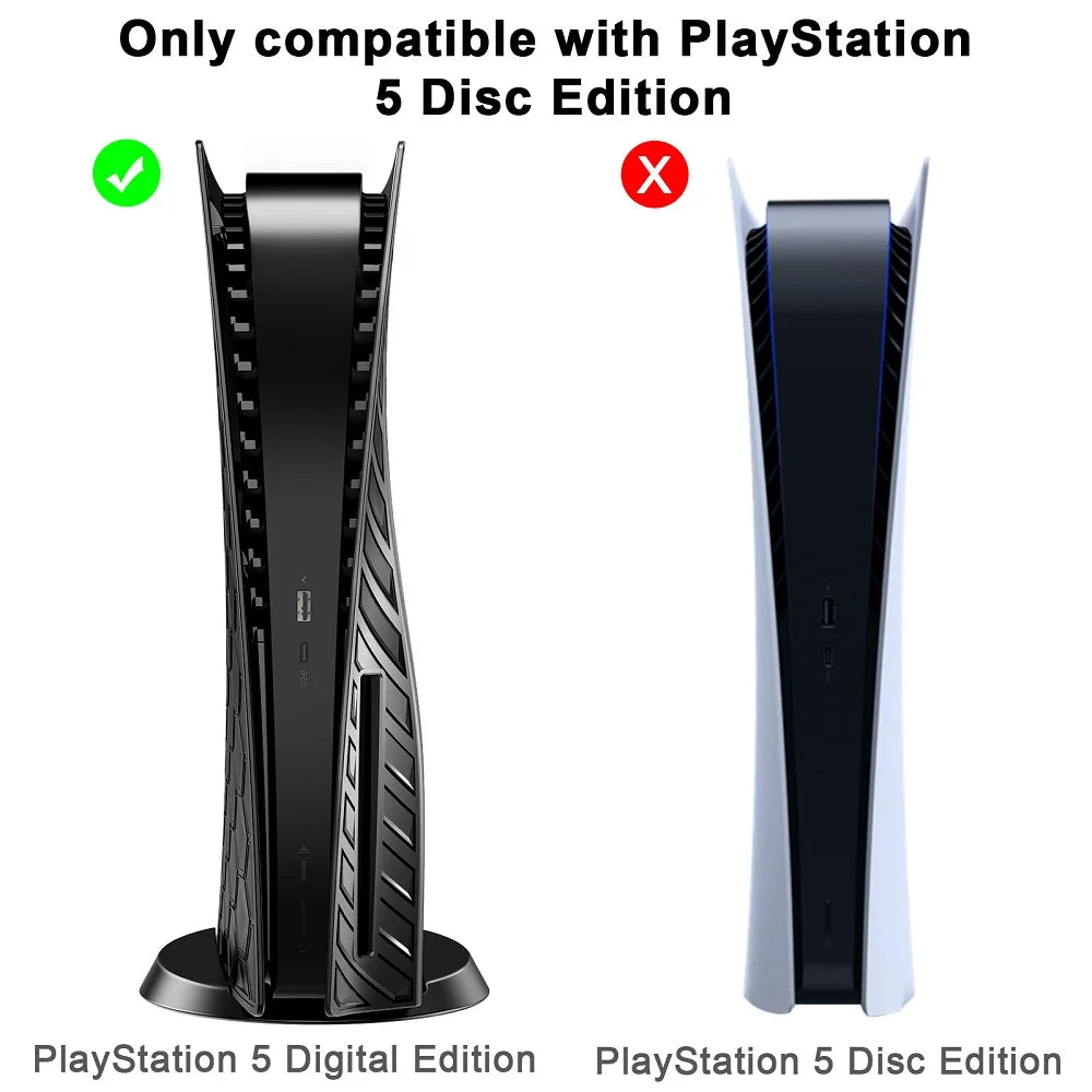 PS5 Plates for PS5 Accessories, Hard Shockproof Cover PS5 Skins Shell Panels for PS5 Console, Anti-Scratch Dustproof